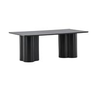 Venture Home Table basse Olivia design 120 cm Noir