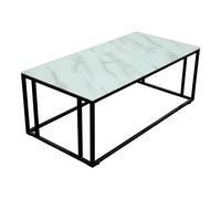 Table Basse Design "Rock" 120cm Blanc