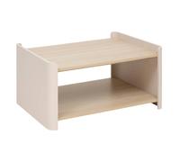 Table basse 2 étagères ROUNDY - Beige