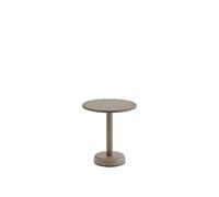 Table Basse D'extérieur Linear Steel Ø42 Taupe
