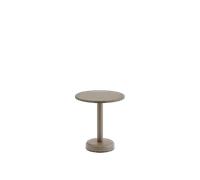 Table Basse D'extérieur Muuto Linear Steel Ø42 Taupe