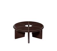 Ferm Living Table basse Deya Ø80x32 cm Chestnut brown