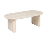 Table Basse ANAYA Beige - Effet Travertin - 120x60x40cm - Atmosphera Créateur d'intérieur