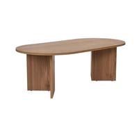 Table Basse élégante en chêne - 119 cm x 60 cm x 40 cm - 100% Panneaux de Particules mélaminés - 18 mm d'épaisseur - Parfaite pour Les Salons Modernes et Les pièces Confortables - Chêne