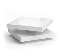 Table basse Elias, 70x70cm, Blanc, Vicco 31931