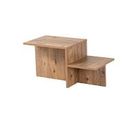 Table basse en aggloméré 80 x 40 x 40 cm Harmony marron