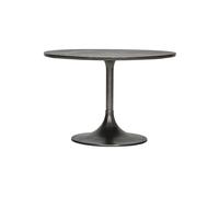 Table basse en aluminium noir, ronde, antidérapante - House Doctor, Pan - Ø61 cm, H40 cm