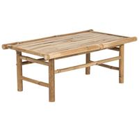 Table basse en bambou ton clair TODI