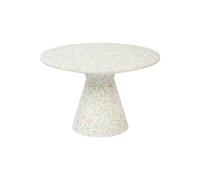 Table basse en béton multicolore, ronde, table d'appoint, recy Zuiver, Victoria - Ø50x32 cm