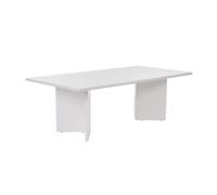 Table basse en bois "Sabin" 119 x 60 x 40 cm - Blanc