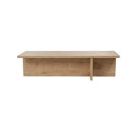 Table basse en bois "Harbor" - 120 x 45 x 30 cm - Chêne Saphir