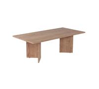Table basse en bois "Sabin" - 60 x 119 x 40 cm - Chêne Saphir