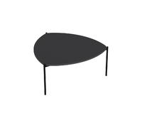 Hanah Home Table basse LENNY ovale en métal Anthracite 90 x 40 x 89 cm