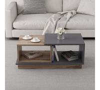 Table basse Concept anthracite chene 90 x 45 x h36cm