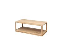 Table basse en bois de manguier beige, rectangulaire - Chehoma, Claijill - 120x60x40 cm
