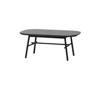 Table basse en bois de manguier et métal noir, plateau manguier, base métal, élancée - VT wonen, Elegance - 100x60x43 cm