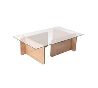 Table basse en bois "Flavio" - 105 x 65 x 30 cm - Chêne