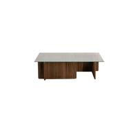 Table basse en bois "Flavio" - 105 x 65 x 30 cm - Noyer