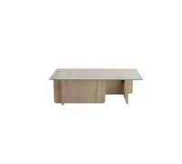 Table basse en bois "Flavio" - 105 x 65 x 30 cm - Travertin