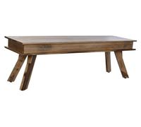Table basse en bois massif sheesham, dimensions : 140 x 40 x 45 cm, finition naturelle