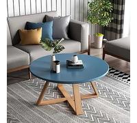 Table basse en bois massif, table centrale rustique moderne pour salon, petite table d'appoint, design polyvalent pour décoration de ferme, parfaite pour les espaces confortables