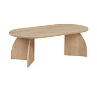 Hanah Home Table basse en bois Melina 120 x 60 x 40 cm - Chêne saphir