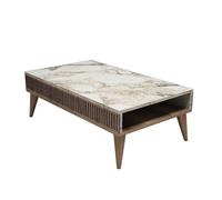 Table basse en bois "Milan" - 105 x 60 x 34 cm - NoyerBlanc