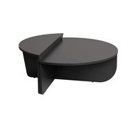 Table basse en bois ""Orion"" 90 x 60 x 30 cm - Anthracite