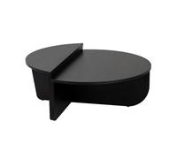 Table basse en bois "Orion" - 90 x 60 x 30 cm - Bois Noir