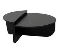 Table basse en bois "Orion" - 90 x 60 x 30 cm - Bois Noir 6