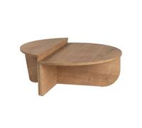 Table basse en bois "Orion" - 90 x 60 x 30 cm - Chêne miel