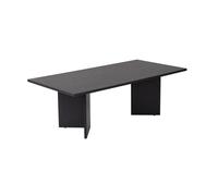 Table basse en bois "Sabin" - 60 x 119 x 40 cm - Bois Noir