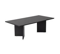 Table basse en bois "Sabin" - 60 x 119 x 40 cm - Bois Noir