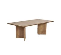 Table basse en bois "Sabin" - 60 x 119 x 40 cm - Chêne