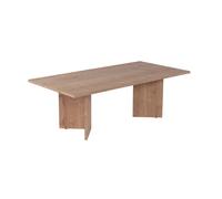 Table basse en bois "Sabin" - 60 x 119 x 40 cm - Chêne Saphir