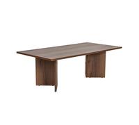Table basse en bois "Sabin" - 60 x 119 x 40 cm - Noyer