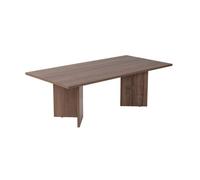 Table basse en bois "Sabin" - 60 x 119 x 40 cm - Noyer