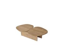 Table basse en bois "Stones" 125 x 60 x 38 cm - Chêne saphir