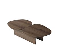 Table basse en bois "Stones" 125 x 60 x 38 cm - Noyer