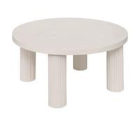 Atmosphera – Table basse Tella – en bois – D70 – crème