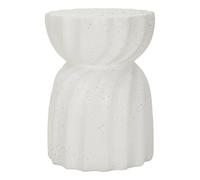 Table basse en magnésium blanc, ø 36 x 47,5 cm