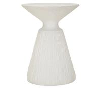 Mauro Ferretti Table basse conique Ø 40 x 53 cm, MGO, crème