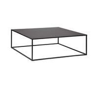 Atmosphera - Table basse Gota - Acier noir 100 x 100 x 36 cm