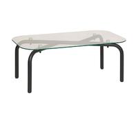 Table basse en verre HECATE - Noir