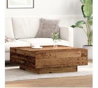 vidaXL Table basse en vieux bois – bois d'ingénierie – 80 x 80 x 31 cm