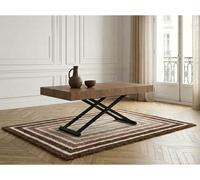 Table basse extensible et relevable ROMY effet bois BOBOCHIC
