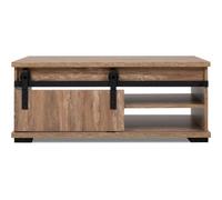 Finori Table basse Marrakesch rectangulaire en chêne 100 x 40 x 60 cm
