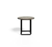 Table Basse Florence de New Works Ø50 en Marbre Gris Du Marais