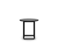 Table Basse Florence de New Works Ø50 en Marbre Noir Marquina