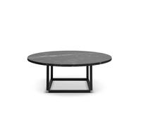 Table Basse Florence de New Works Ø90 en Marbre Noir Marquina